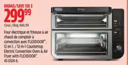 Canadian Tire Ninja 12-in-1 Countertop Electric Convection Oven & Air Fryer with FLEXDOOR offer