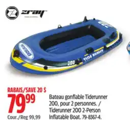 Canadian Tire Tiderunner 200 2-Person Inflatable Boat offer