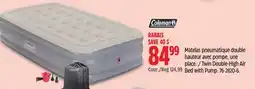 Canadian Tire Coleman Twin Double-High Air Bed with Pump offer