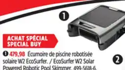 Canadian Tire EcoSurfer W2 Solar Powered Robotic Pool Skimmer offer
