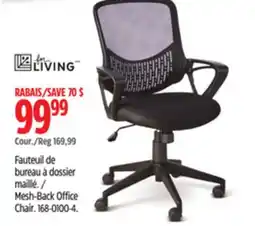 Canadian Tire FOR LIVING Mesh-Back Office Chair offer