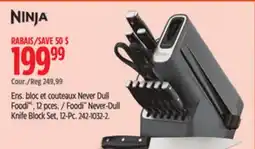 Canadian Tire Foodi Never-Dull Knife Block Set, 12-Pc offer