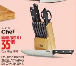 Canadian Tire Ens. bloc et couteaux offer