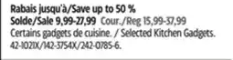 Canadian Tire Starfrit Selected Kitchen Gadgets offer