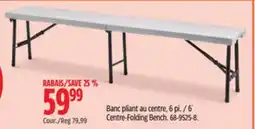 Canadian Tire 6´ Centre-Folding Bench offer