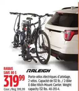 Canadian Tire 2-Bike E-Bike Hitch-Mount Carrier offer