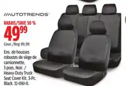 Canadian Tire AUTOTRENDS Heavy-Duty Truck Seat Cover Kit, 3-Pc offer