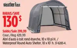 Canadian Tire Waterproof Round Auto Shelter, 10 x 10´ h offer