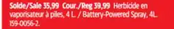 Canadian Tire Scotts Battery-Powered Spray offer