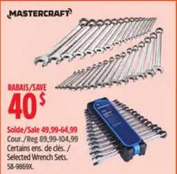 Canadian Tire Selected Wrench Sets offer