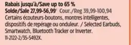 Canadian Tire Selected Earbuds, Smartwatch, Bluetooth Tracker or Inverter offer