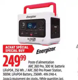 Canadian Tire ARC 260 Pro Power Station, 300W, LiFoPO4 Battery, 256Wh offer