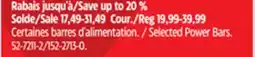 Canadian Tire Selected Power Bars offer