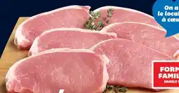 IGA FRESH BONELESS PORK LOIN CHOPS offer