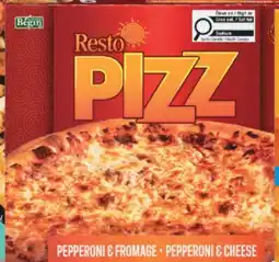 IGA RESTO PIZZ FROZEN PIZZA OR MINI PIZZAS offer