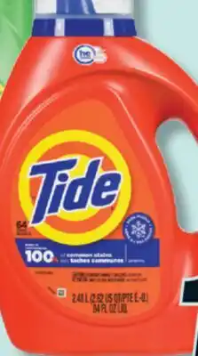 IGA TIDE LIQUID LAUNDRY DETERGENT offer