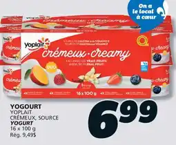 IGA YOPLAIT CRÉMEUX, SOURCE YOGURT offer