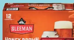 IGA SLEEMAN HONEY BROWN LAGER BEER offer