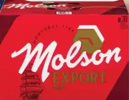 IGA MOLSON CANADIAN BEER offer