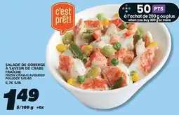 IGA FRESH CRAB-FLAVOURED POLLOCK SALAD offer