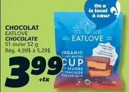 IGA EATLOVE CHOCOLATE offer