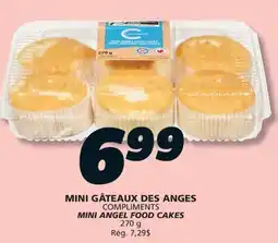 IGA COMPLIMENTS MINI ANGEL FOOD CAKES offer