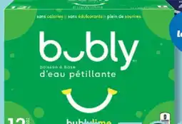 IGA BUBLY CARBONATED NATURAL SPRING WATER offer