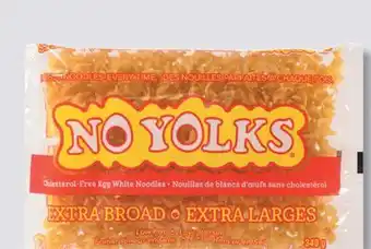 IGA NO YOLKS EGG NOODLES offer