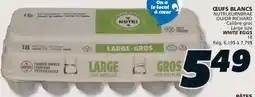 IGA NUTRI Large size WHITE EGGS offer