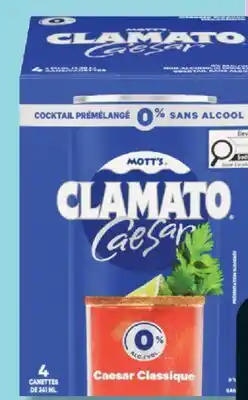 IGA MOTT'S CLAMATO NON-ALCOHOLIC COCKTAIL offer
