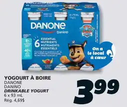 IGA DANONE DANINO DRINKABLE YOGURT offer