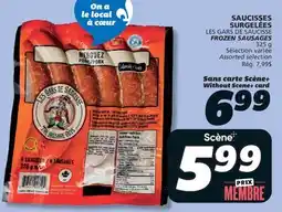 IGA LES GARS DE SAUCISSE FROZEN SAUSAGES offer