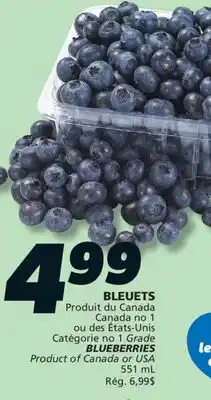 IGA BLUEBERRIES offer