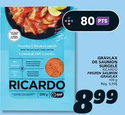 IGA RICARDO FROZEN SALMON GRAVLAX offer