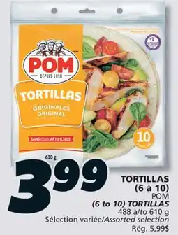 IGA POM (6 to 10) TORTILLAS offer