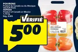 IGA VALEUR PLUS PEPPERS offer