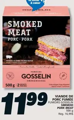 IGA FUMOIRS GOSSELIN SMOKED PORK MEAT offer