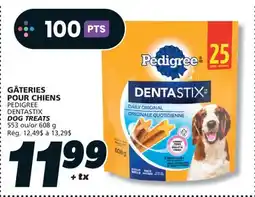 IGA PEDIGREE DENTASTIX DOG TREATS offer