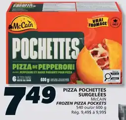 IGA McCAIN FROZEN PIZZA POCKETS offer