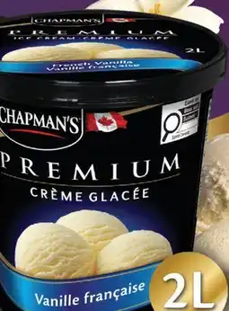 IGA CHAPMAN'S ICE CREAM, SORBET OR FROZEN YOGURT offer