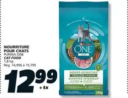 IGA PURINA ONE CAT FOOD offer