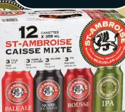 IGA ST-AMBROISE BEER offer
