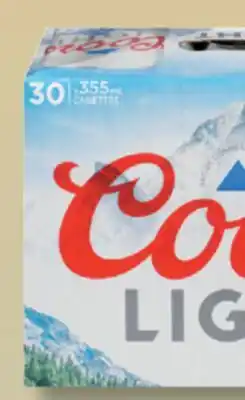 IGA COORS LIGHT BEER offer