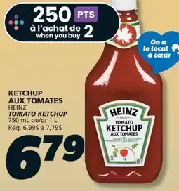 IGA HEINZ TOMATO KETCHUP offer