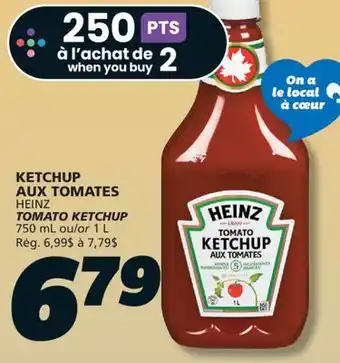 IGA HEINZ TOMATO KETCHUP offer