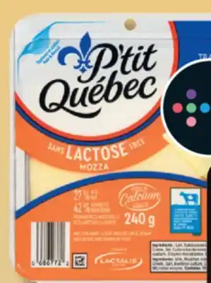 IGA P'TIT QUÉBEC CHEESE SLICES offer