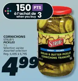 IGA STRUB'S PICKLES offer