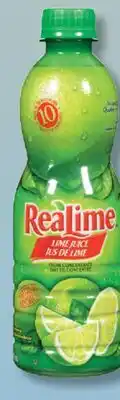 IGA REALIME LEMON OR LIME JUICE offer