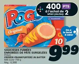 IGA POGO FROZEN FRANKFURTERS IN BATTER offer