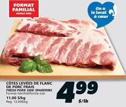 IGA FRESH PORK SIDE SPARERIBS offer